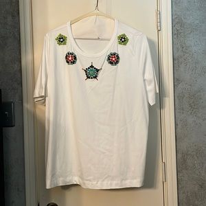 White Escada shirt. Size extra large.